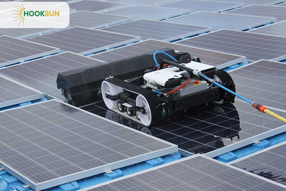 Robotic Solar Panel Cleaning Machine